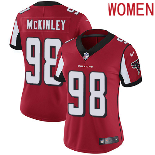 2019 Women Atlanta Falcons #98 McKinley red Nike Vapor Untouchable Limited NFL Jersey